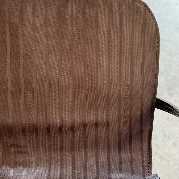 LIZ CLAIBORNE vintage brown leather purse - Picture 4 of 5
